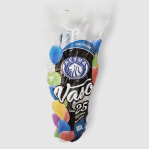 Vaso Plastico No. 16 Liso, VP16L Reyma, 25 pzas