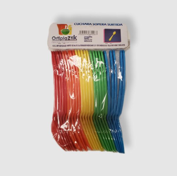 Cuchara Sopera Surtida V/ Colores