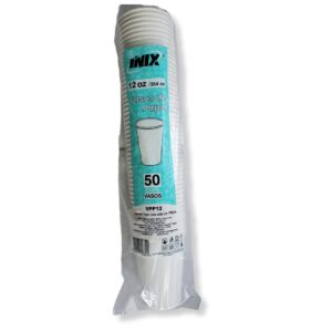 Vaso de Carton/Papel No. 12 VPP12, Inix