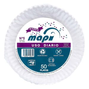 Charola/Plato de Carton No. 5 Mapi