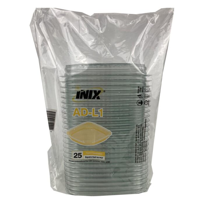 Tapa Cuadrada AD-L1 Inix 25 Pzas, Inix, Paquete 25 Pzas