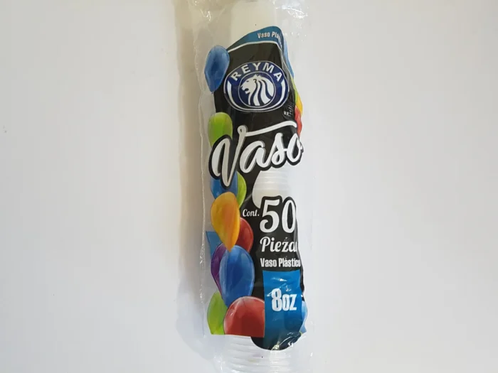 Vaso Plastico No. 8, VP8 Reyma, 50 pzas, Reyma, Paquete 50 Pzas